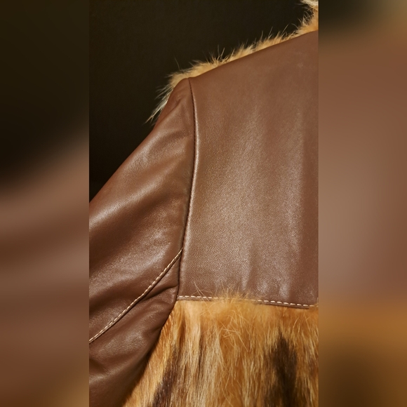 Genuine Leather & Fur Jacket. Custom-made in Canada. - Picture 8 of 14